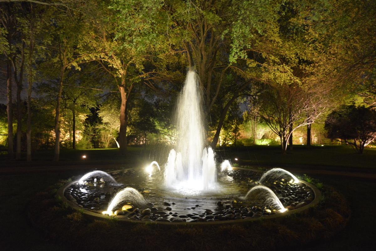 Fountain At Night